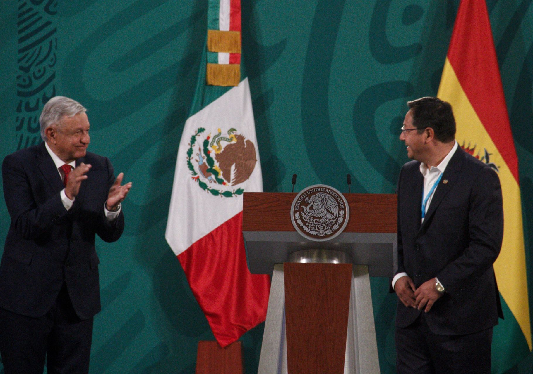 AMLO y Luis Arce, presidente de Bolivia