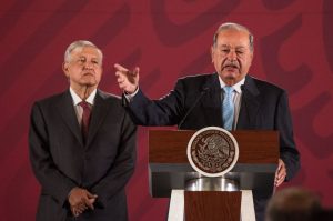 Carlos Slim y AMLO