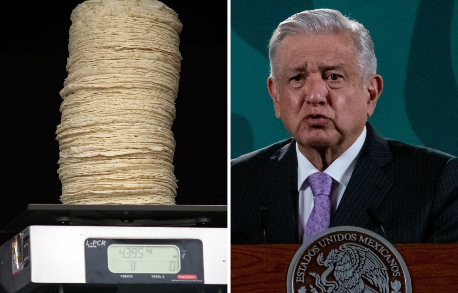 El presidente Andrés Manuel López Obrador presumió que, en su gobierno el salario mínimo de los mexicanos alcanza para comprar 8 kg de tortilla