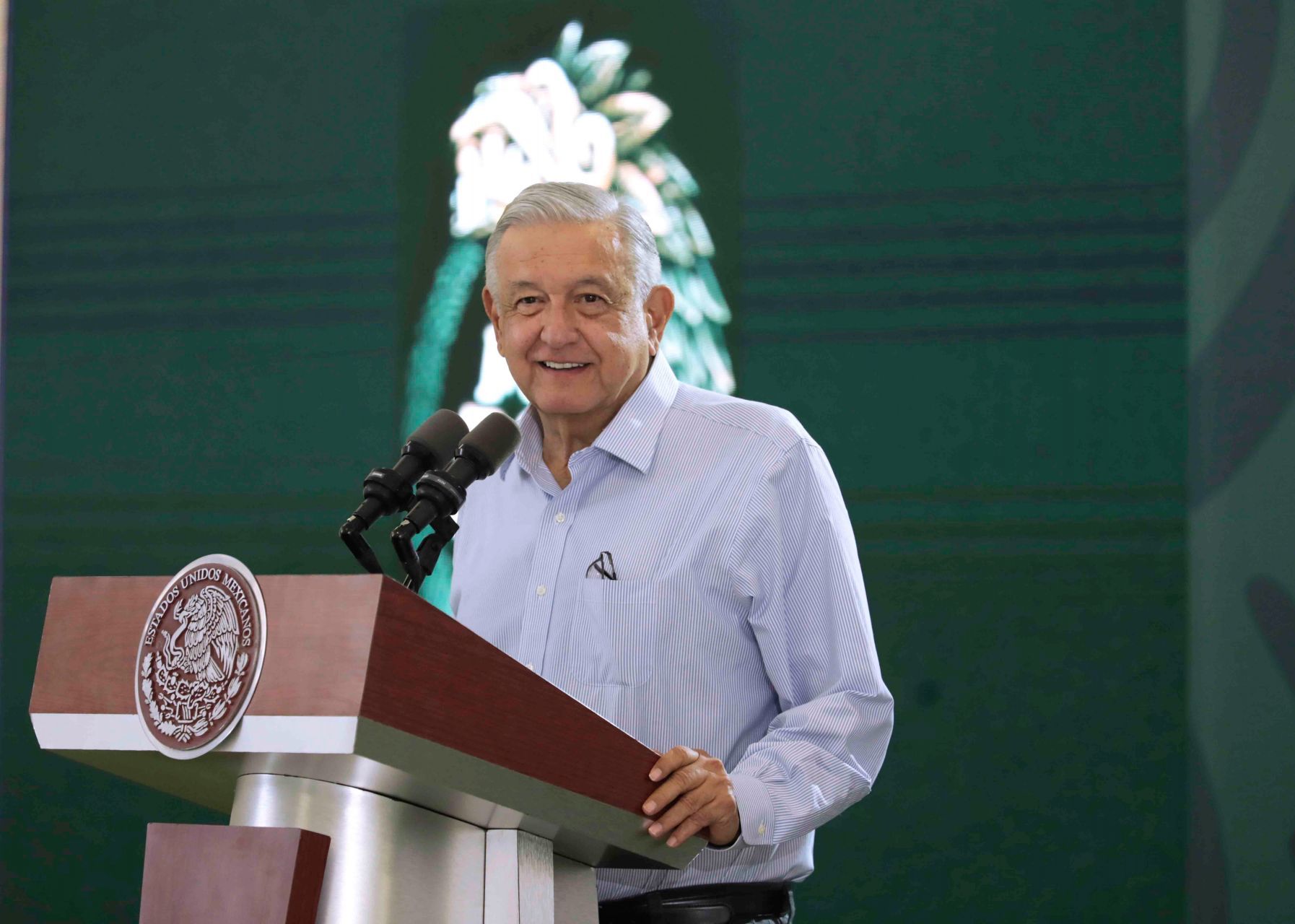 El presidente Andrés Manuel López Obrador viajará de Cancún, Quintana Roo, a Washington DC, en Estados Unidos.