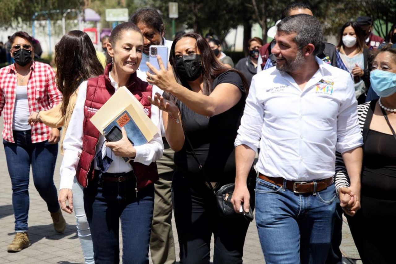 Claudia Sheinbaum, jefa de Gobierno de la Ciudad de México participará en una manifestación en favor de la reforma eléctrica que impulsa el presidente Andrés Manuel López Obrador.