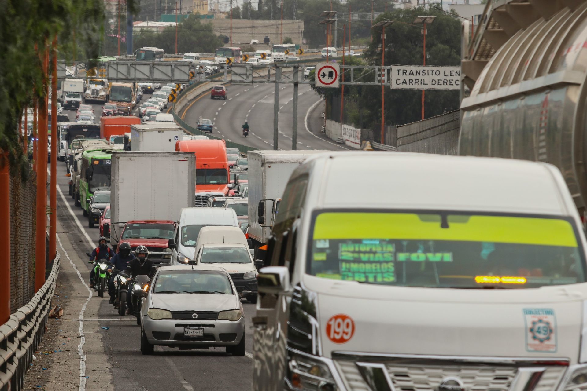 Transportistas alistan un bloqueo en distintos puntos de la Ciudad de México (CDMX) este jueves 2 de junio.