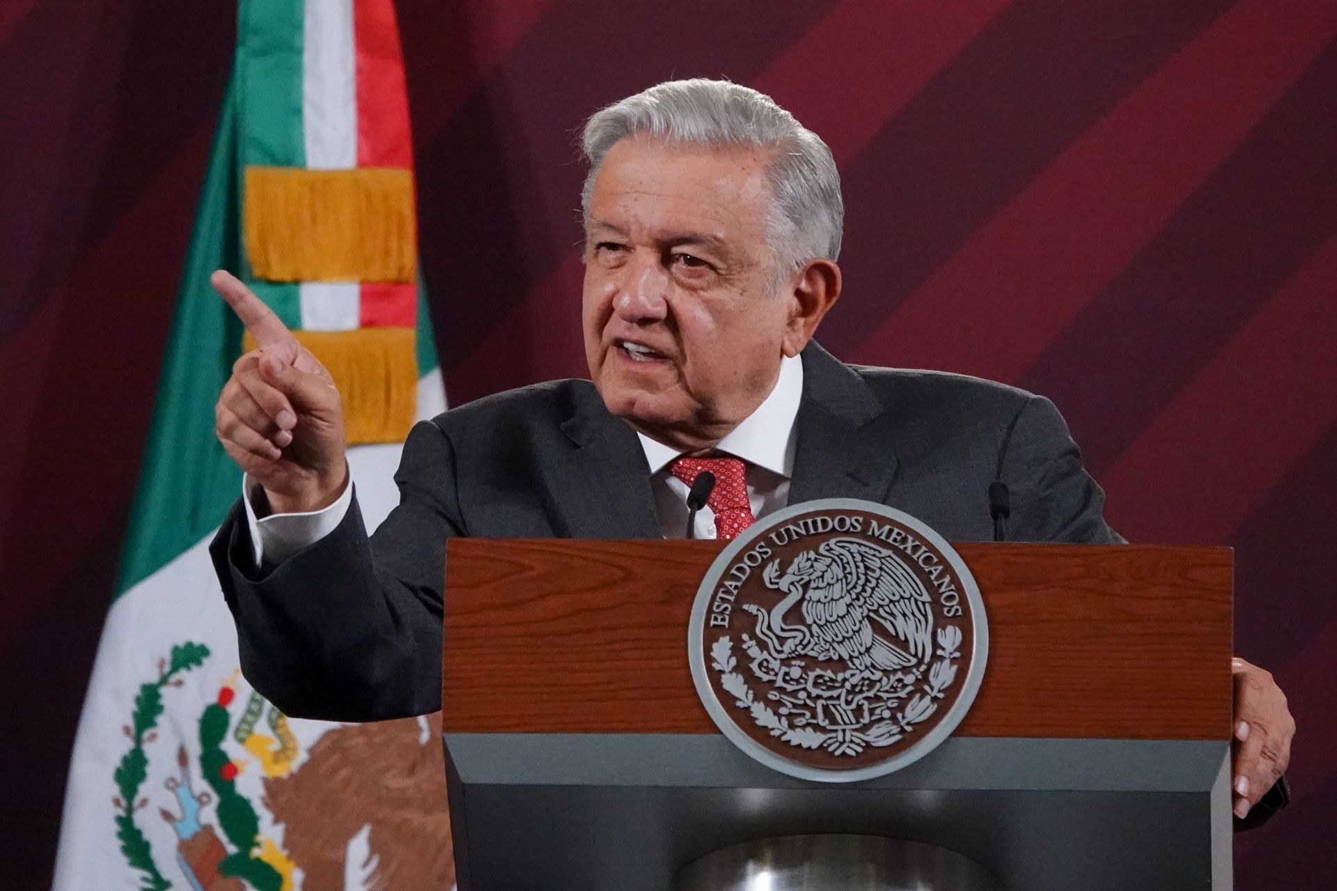 El presidente Andrés Manuel López Obrador desestimó la ola de violencia en Tamaulipas.