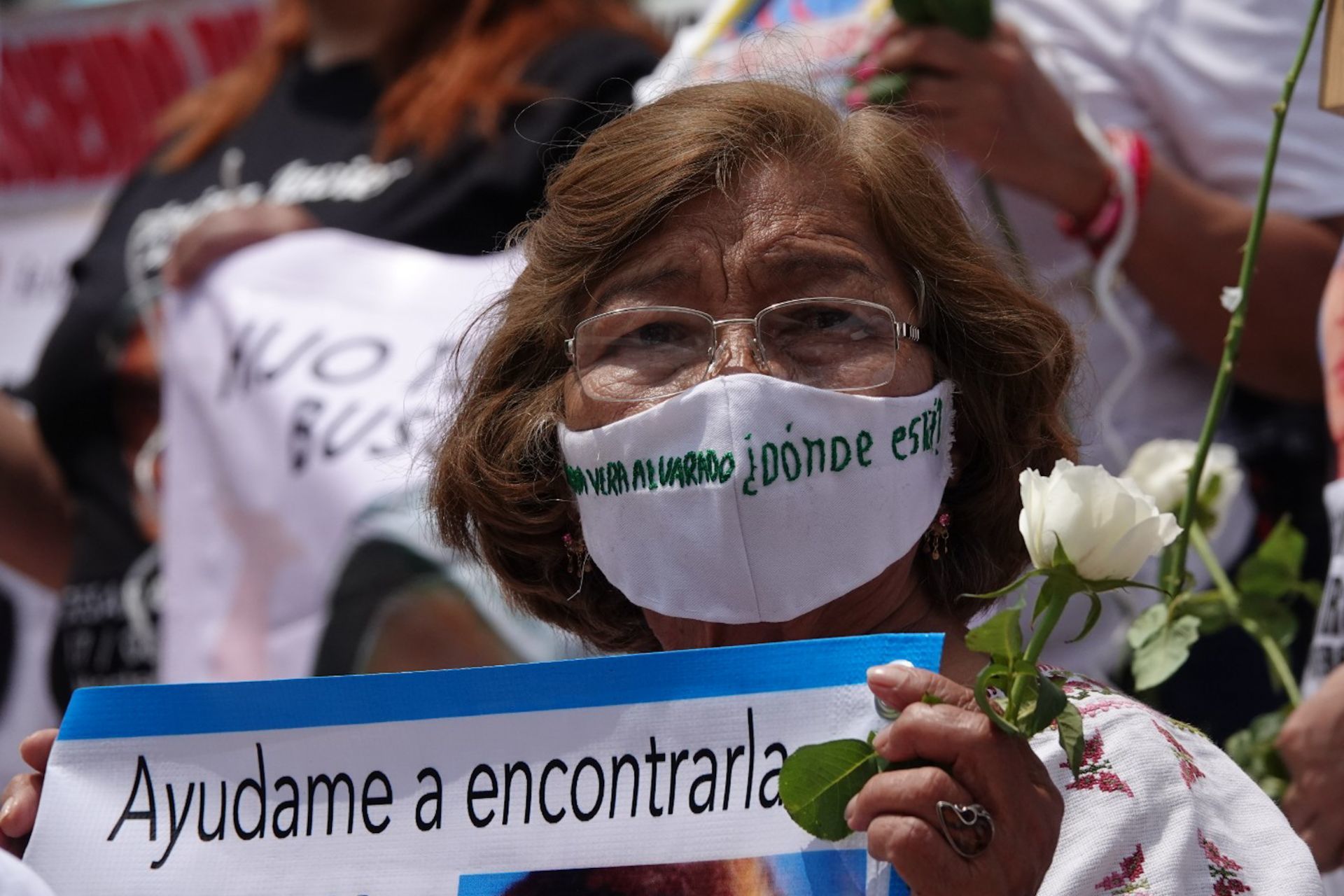Mujeres de todo el país participaron en la XII marcha de la Dignidad Nacional Madres buscando a sus hijos e hijas ¡Verdad y Justicia!".